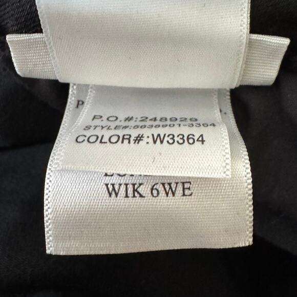 Paige Leenah Wide Leg Jean in Black Fog Luxe Coating Size 33 NWT - Picture 12 of 12